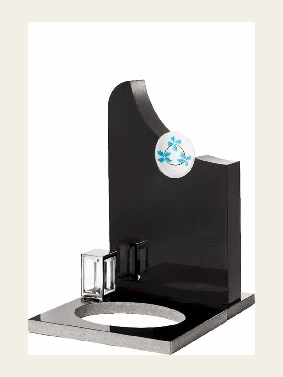 Modell GS-368 i Sort granitt, sett forfra
