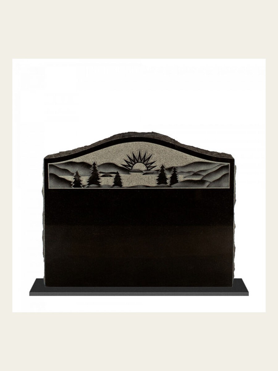 Modell GS-271 i Sort granitt, sett forfra