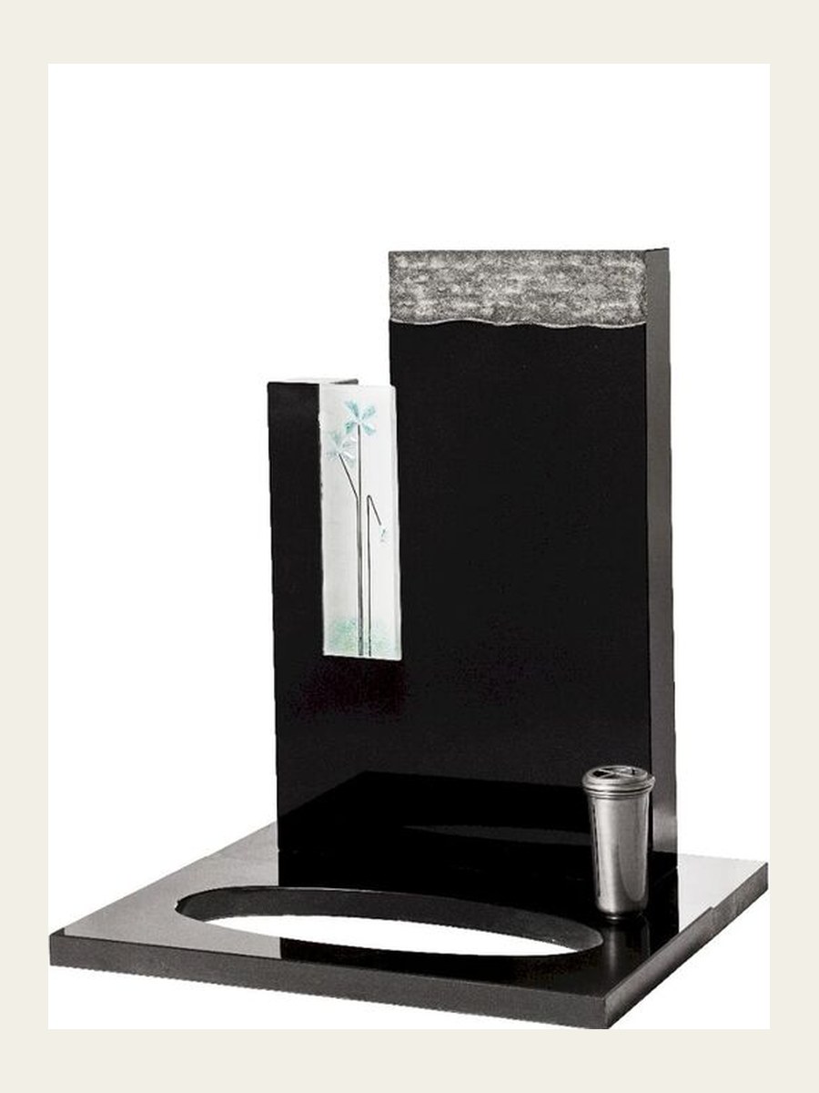 Modell GS-367 i Sort granitt, sett forfra